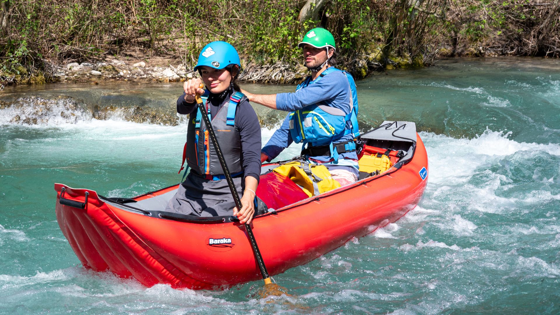 Gumotex BARAKA France couple 2 paddling